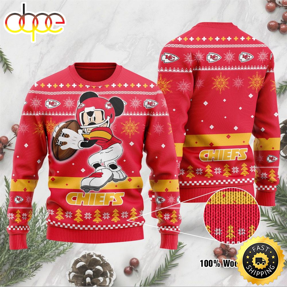 Kansas City Chiefs Mickey Mouse Funny Ugly Christmas Sweater Perfect Holiday Gift Oezv0b.jpg