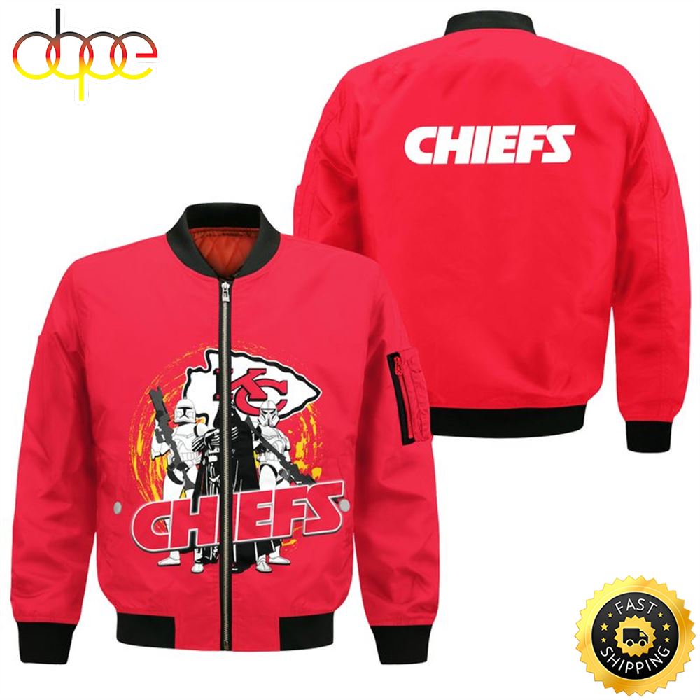 Kansas City Chiefs SW All Over Print Bomber Jacket