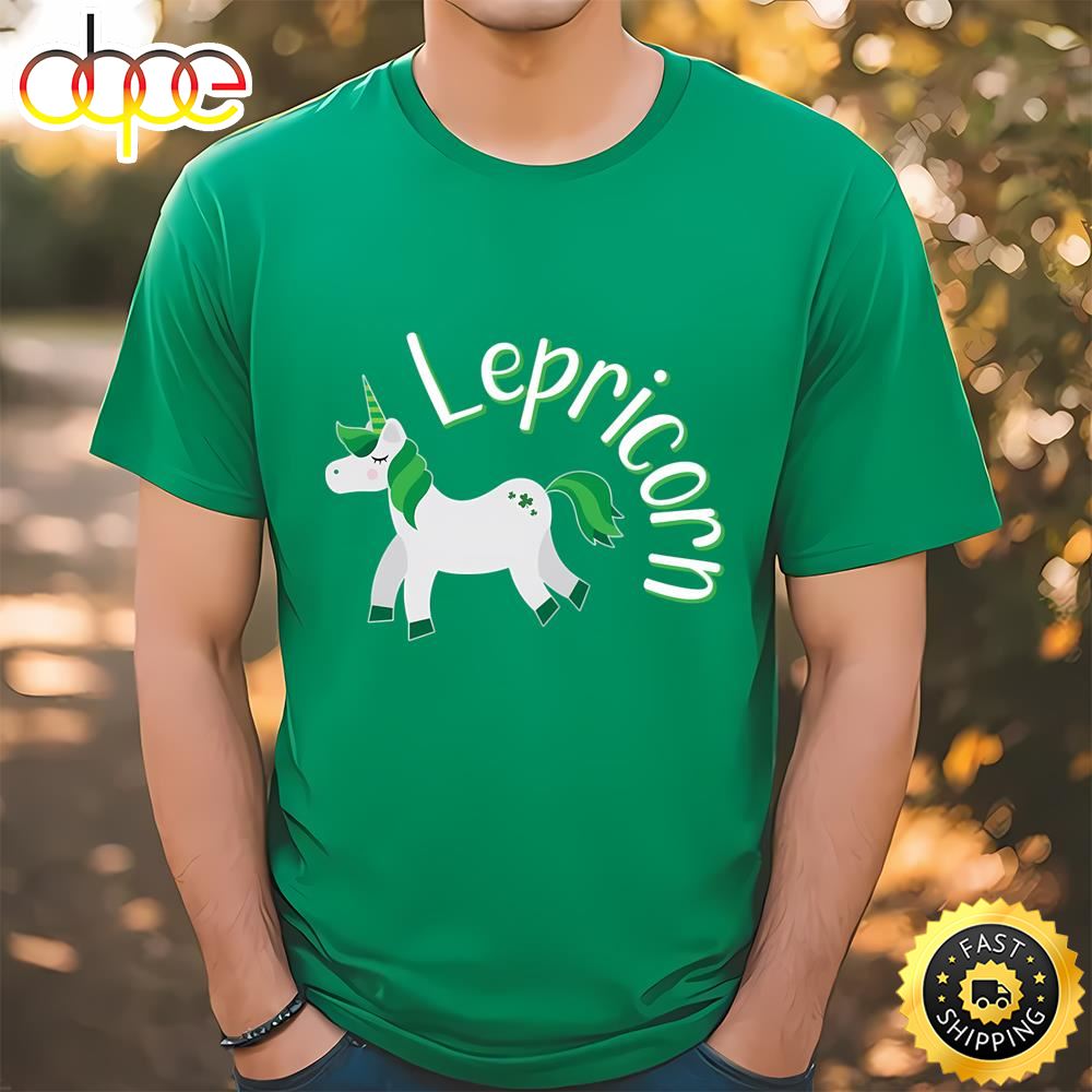 Lepricorn Unicorn St Patricks Day T Shirt Tshirt