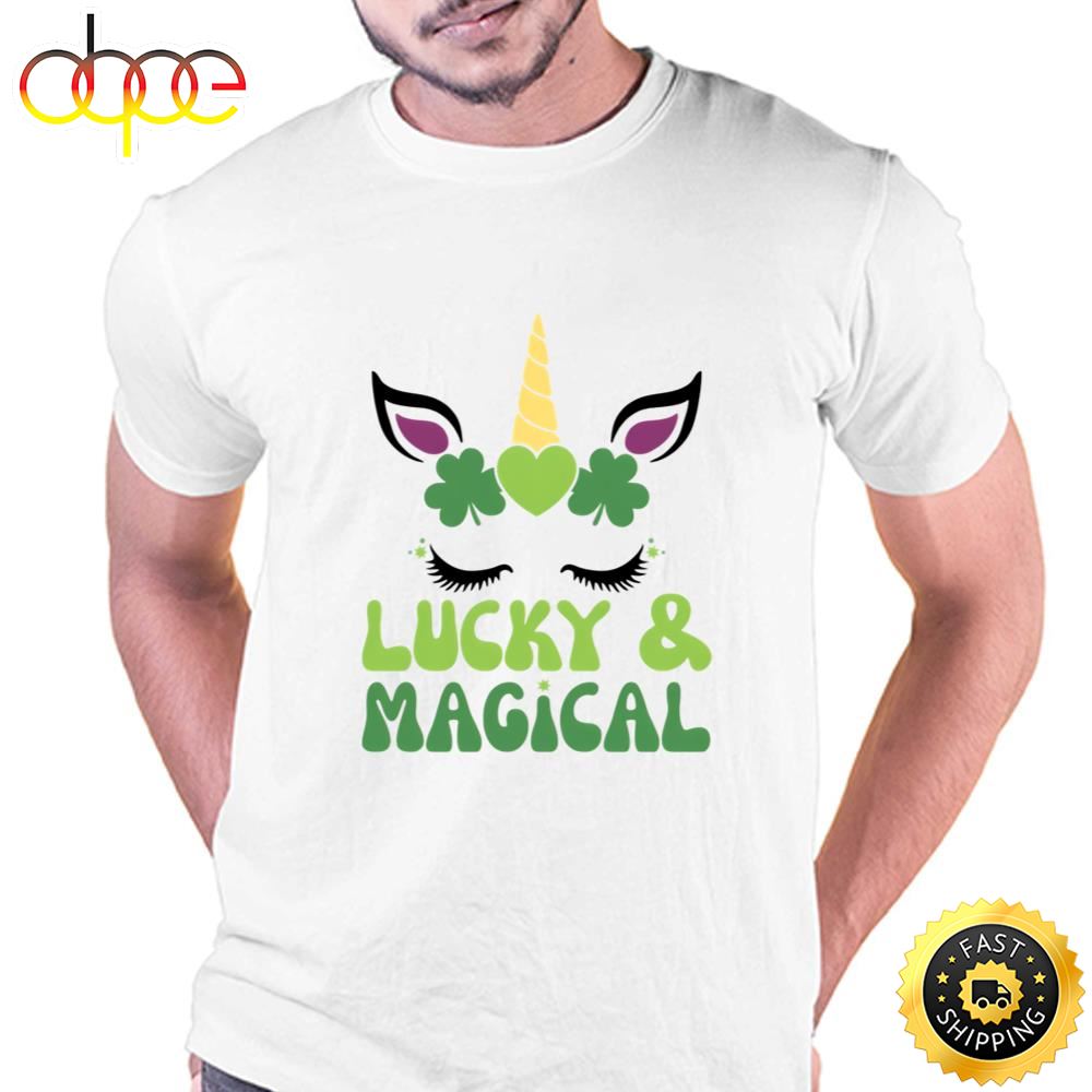 Lucky And Magical St Patrick’s Day Unicorn T Shirt T Shirt