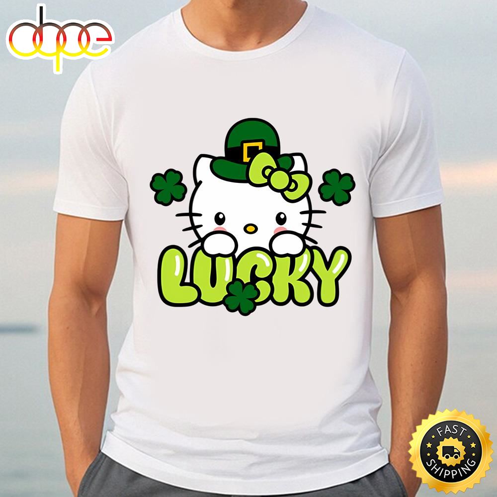 Lucky Hello Kitty St Patrick Day Shirt Kitty T Shirt