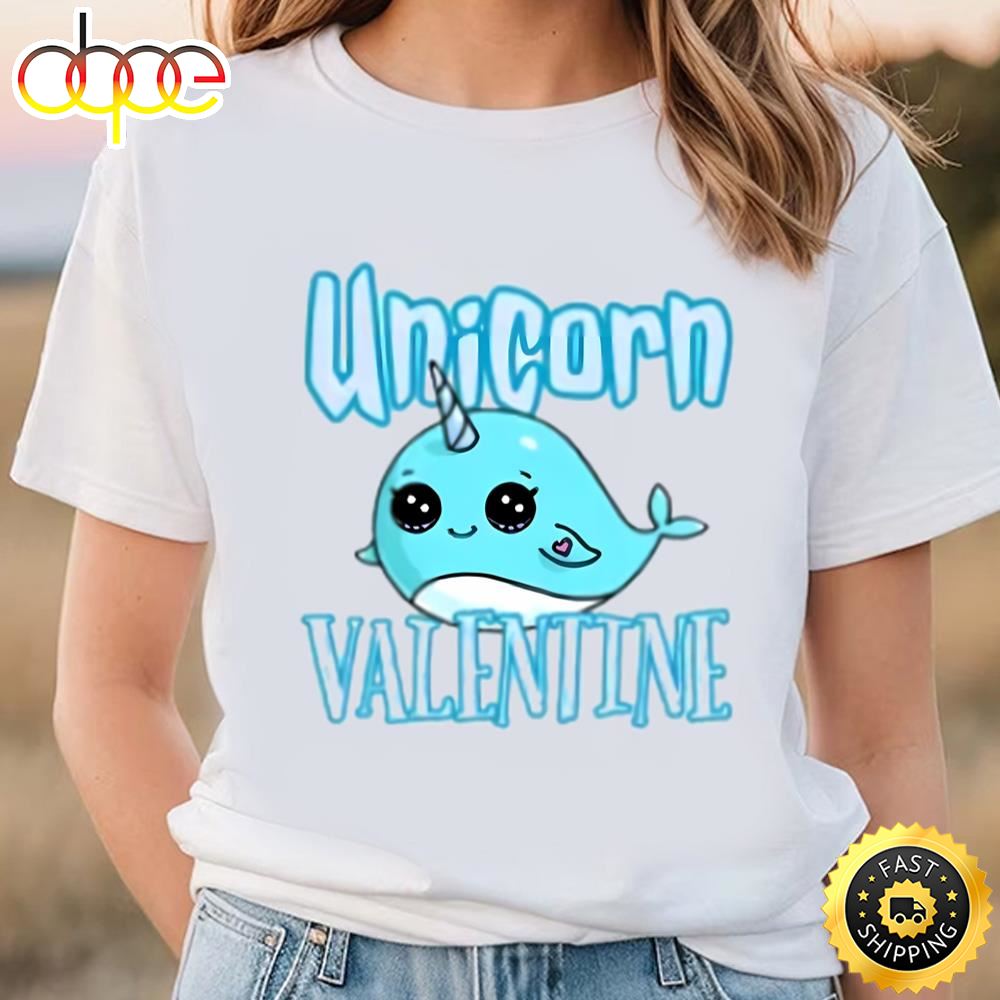Magical Unicorn Valentines Day Love T Shirt