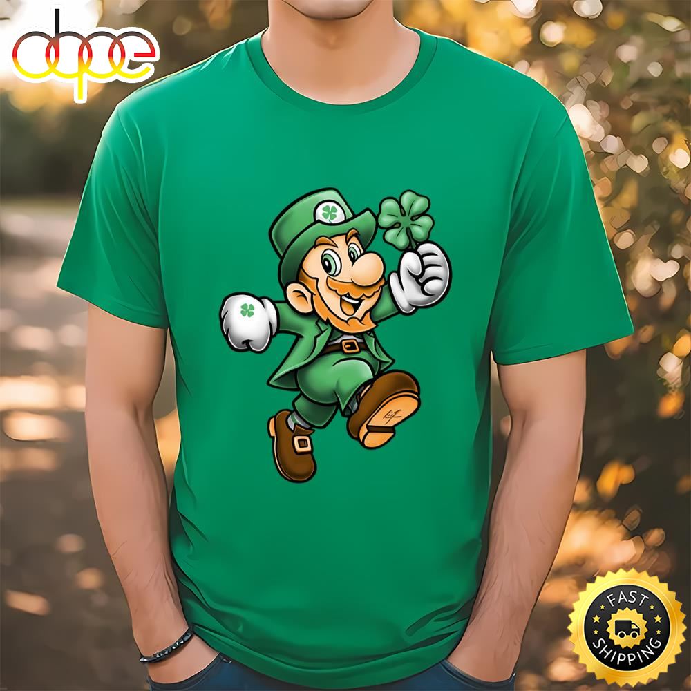 Mario Patrick’s Day T Shirts Tee