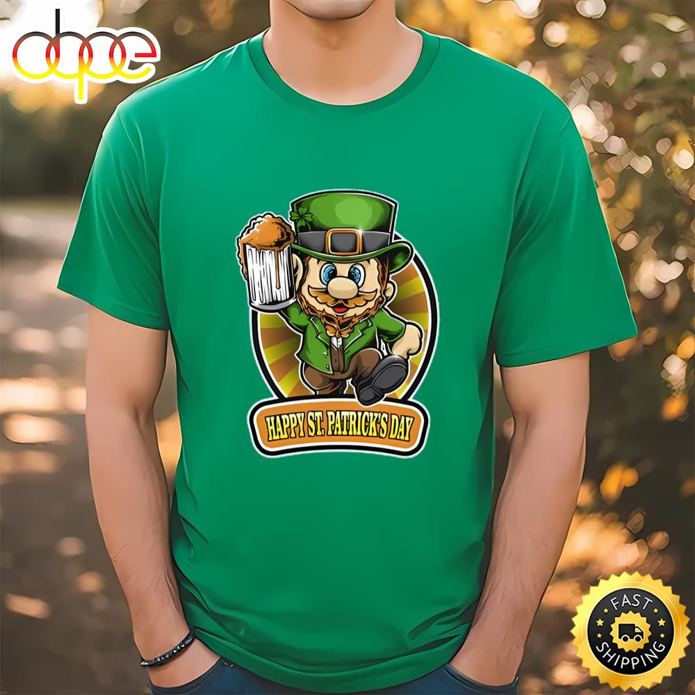 Mario St. Patrick’s Day Unisex T Shirt Tshirt