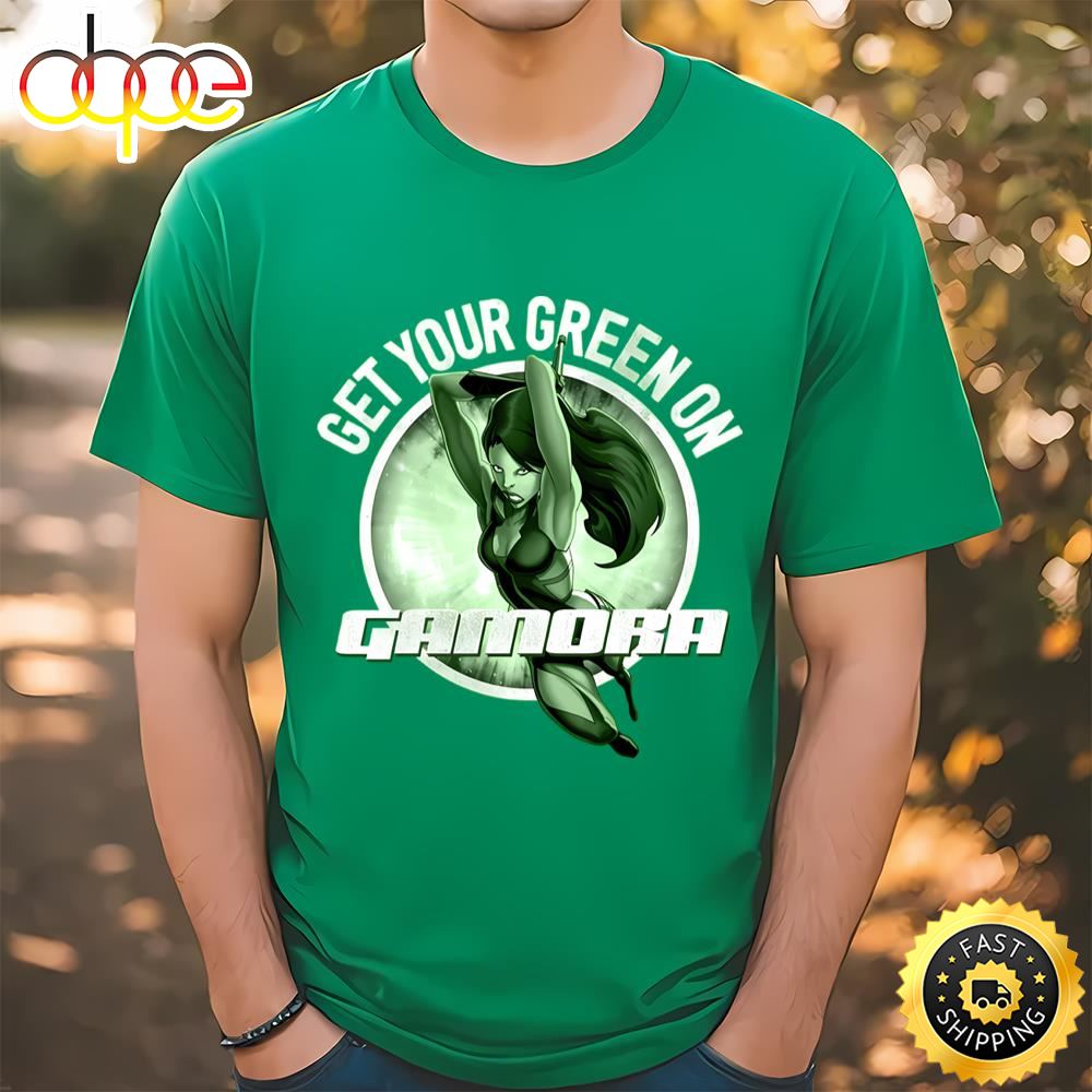 Marvel Gamora St. Patrick’s Day Get Your Green On T Shirt Tshirt