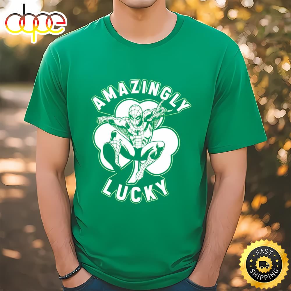 Marvel St. Patrick’s Day Spider Man Lucky Shirt Tee