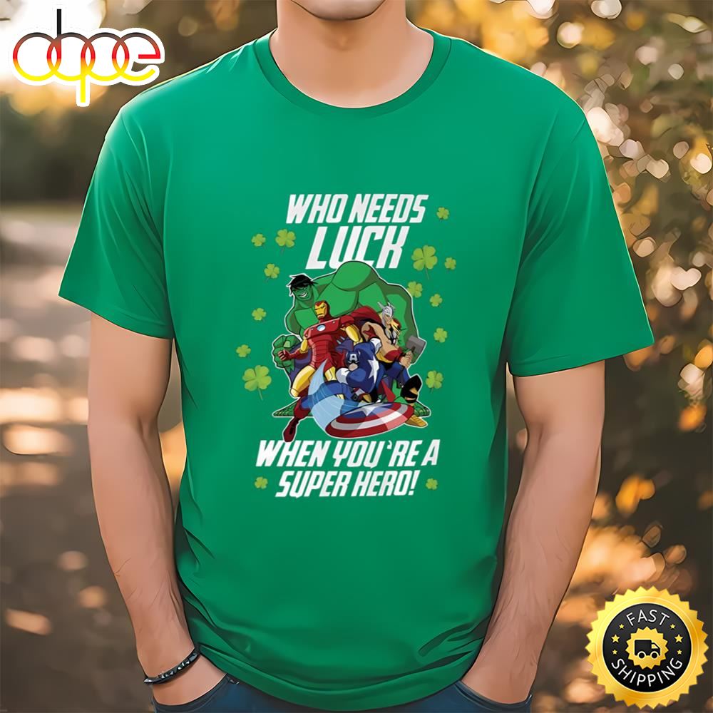Marvel Super Hero Luck St Patrick S Day Shamrock Shirt Super Hero. Wgbqzp.jpg