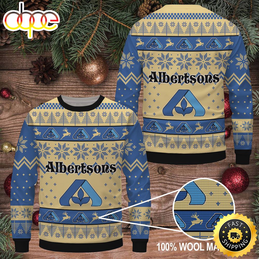 Merry Christmas 2023 Albertsons Ugly Sweater