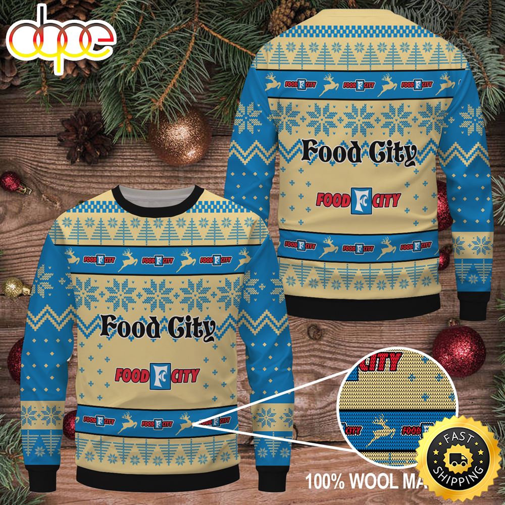 Merry Christmas 2023 Food City Ugly Sweater