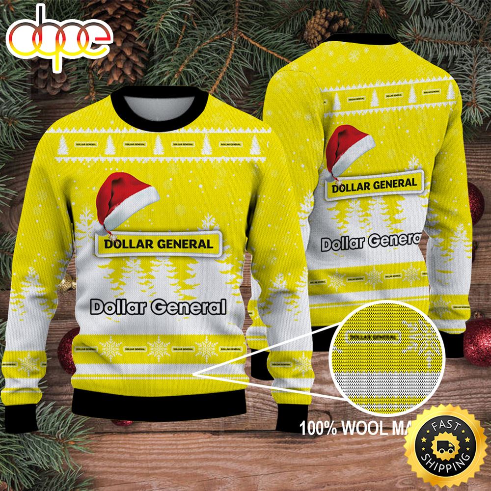 Merry Christmas 2023 Ugly Sweater Dollar General