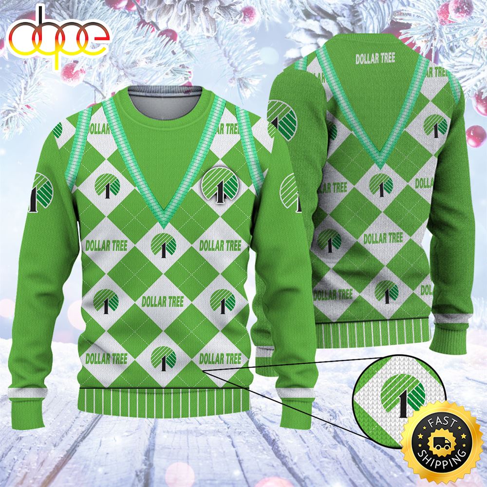 Merry Christmas 2023 Ugly Sweater Dollar Tree