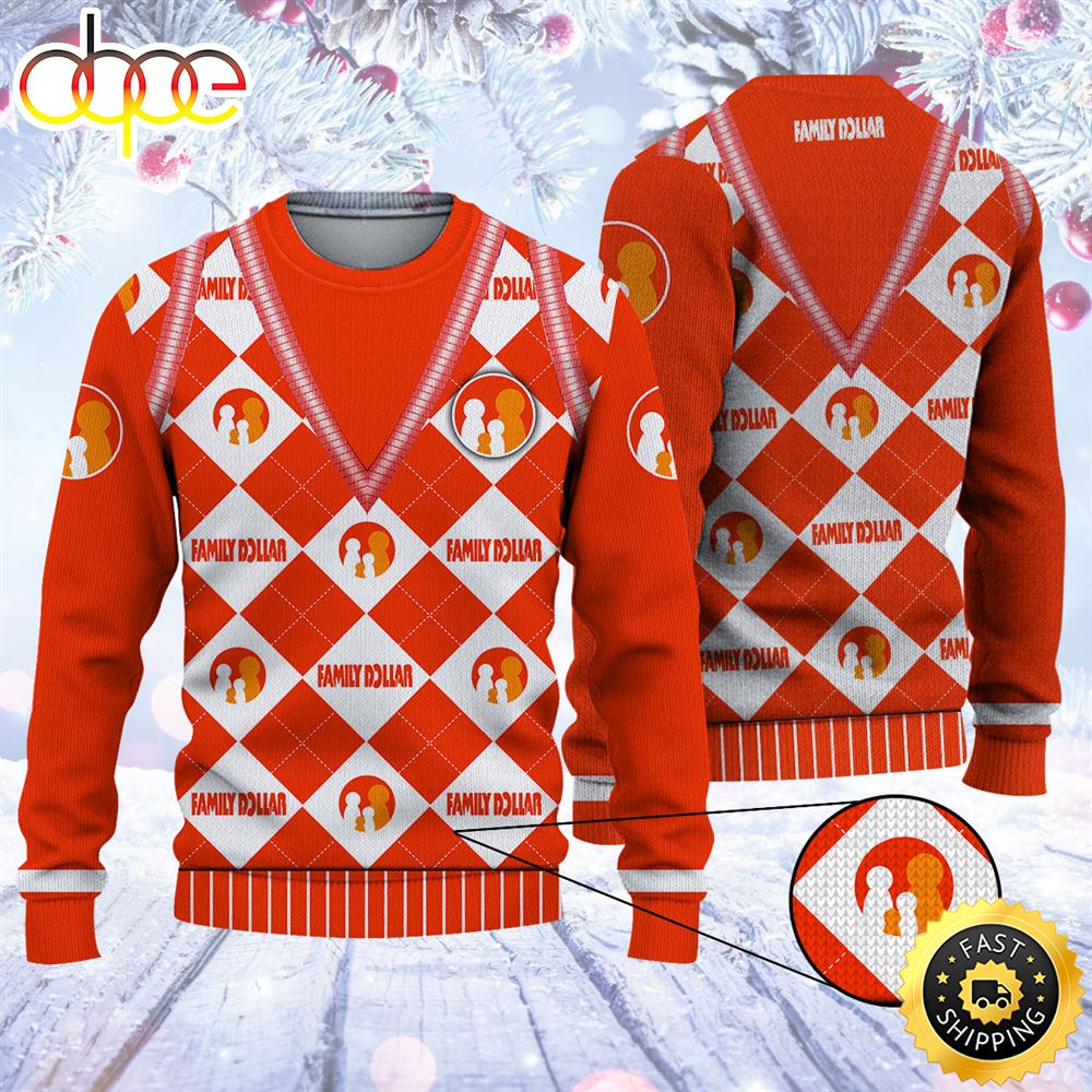 Family Dollar Christmas Sweater 