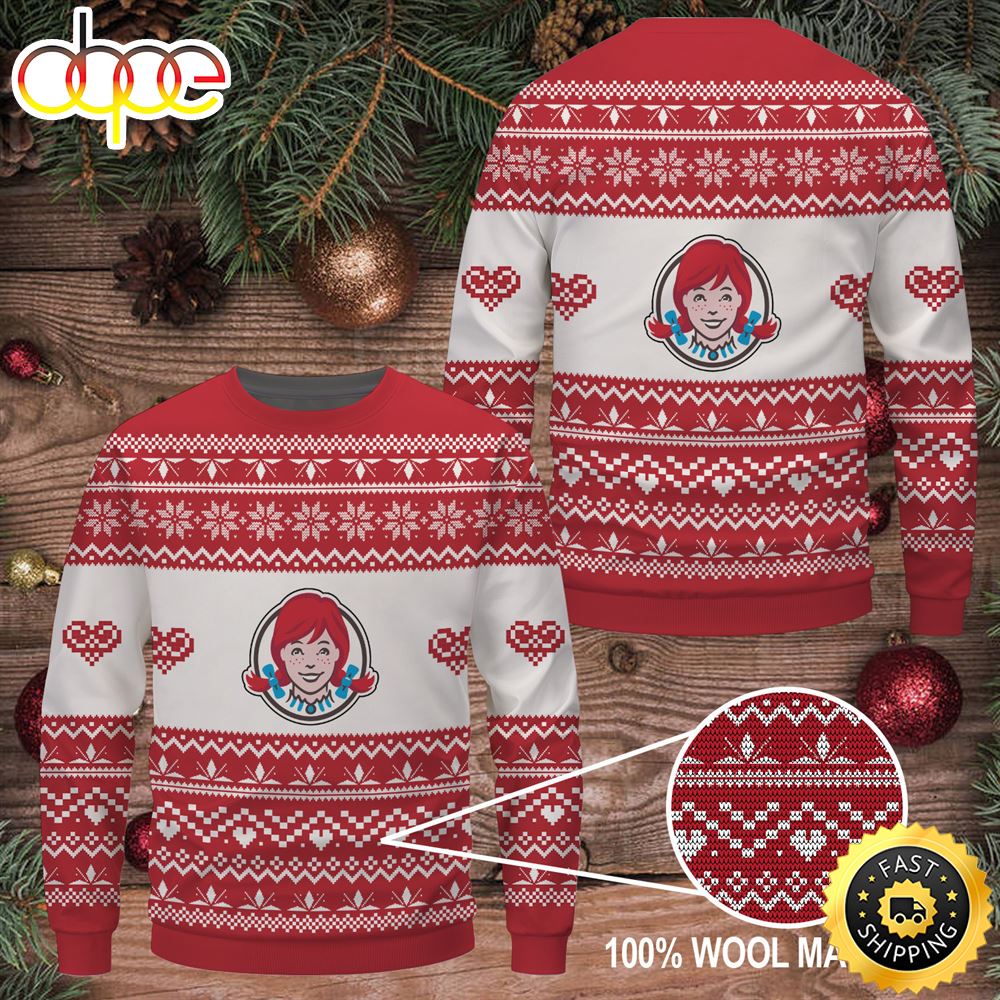 Merry Christmas 2023 Wendy's Ugly Sweater