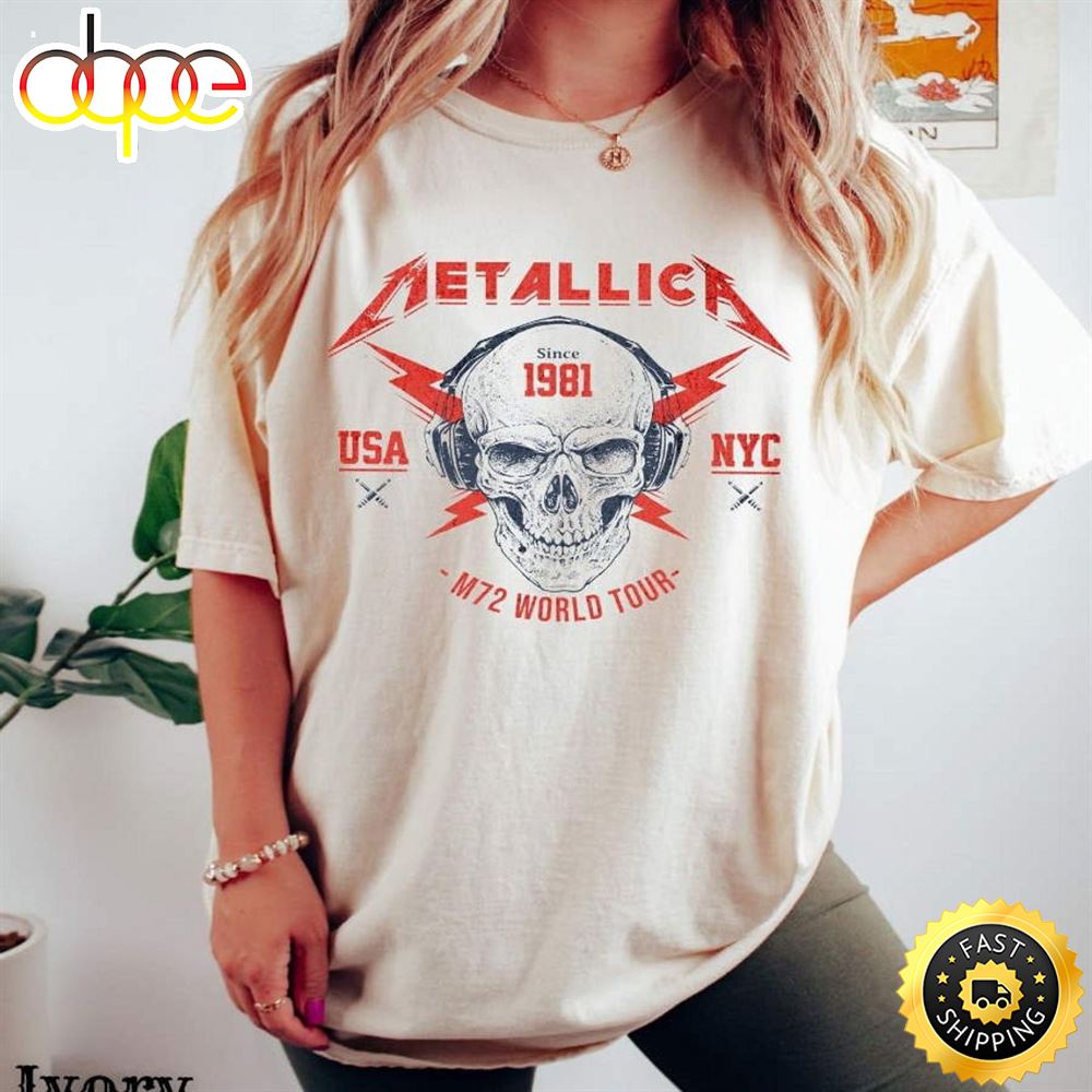Metallica Band M72 World Tour Unisex T Shirt