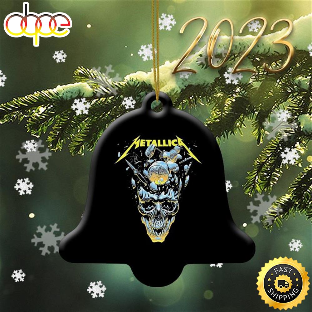 Metallica Band Tour 2023 2024 Music Event Ornament