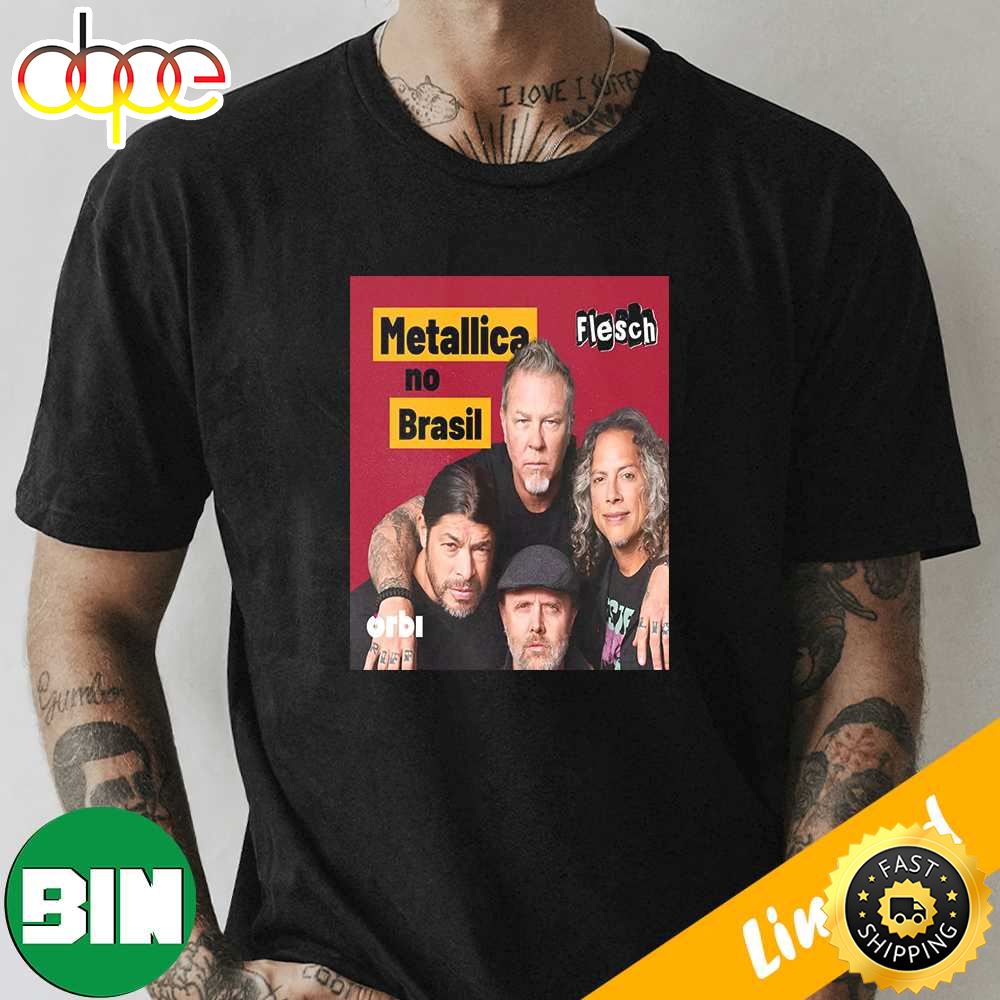 Metallica In Brazil October 2024 Fan Gifts T Shirt