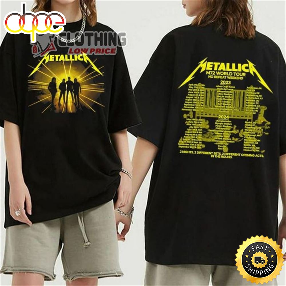 Metallica M72 World Tour 2023 2024 Unisex Shirt Metallica Band No Repeat Weekend Shirt P45yba.jpg