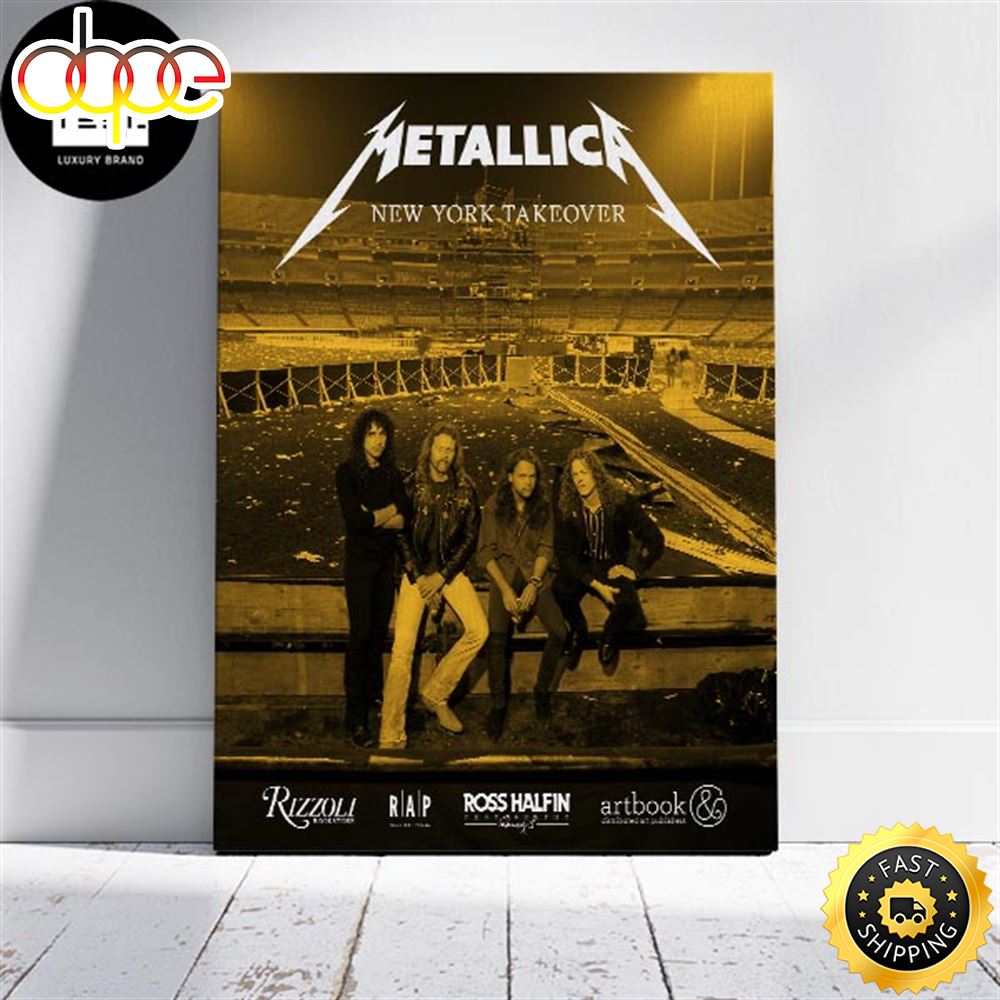Metallica New York TakeOver Fan Gifts Home Decor Poster Canvas