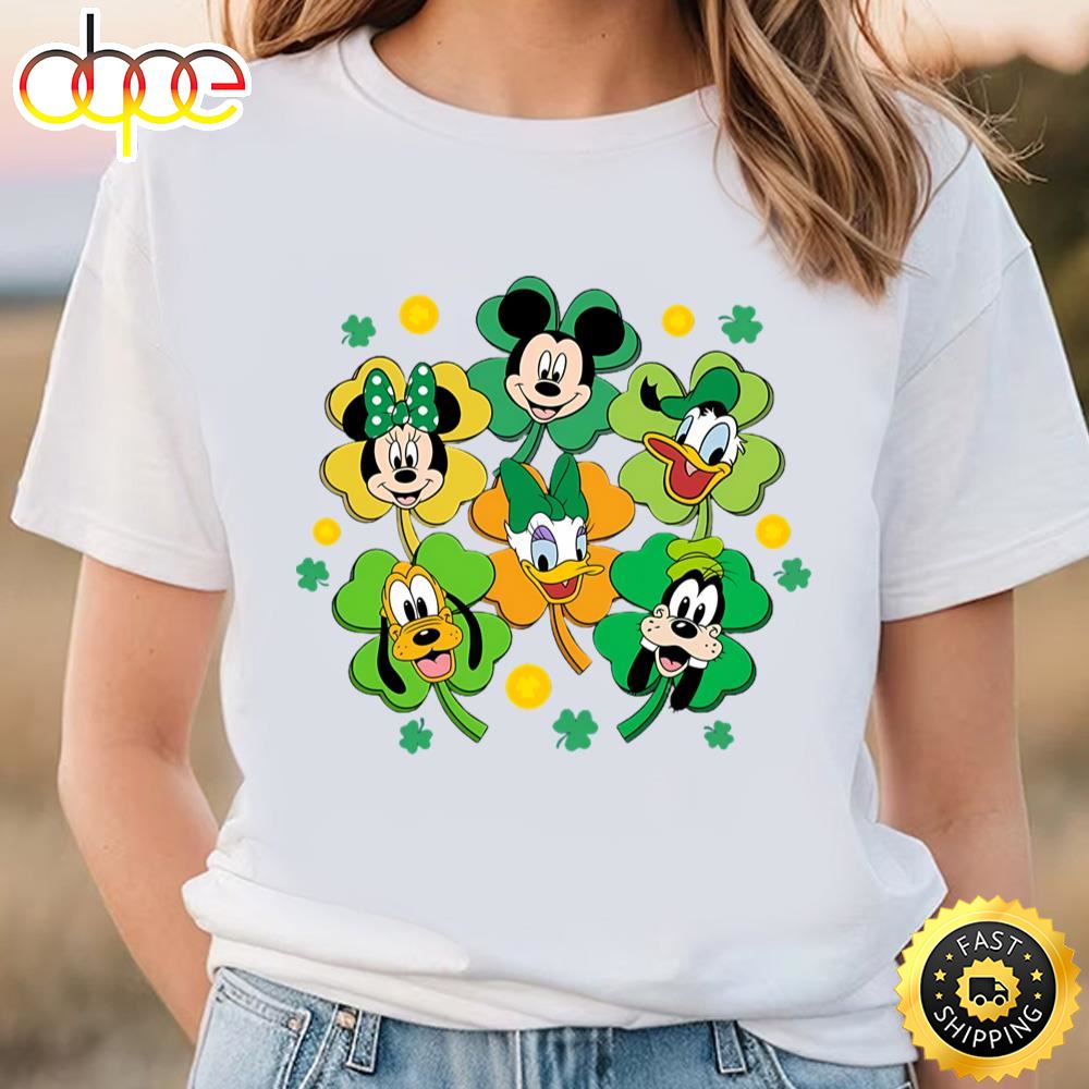 Mickey And Friends Happy St. Patrick’s Day Disney Shirt Tshirt