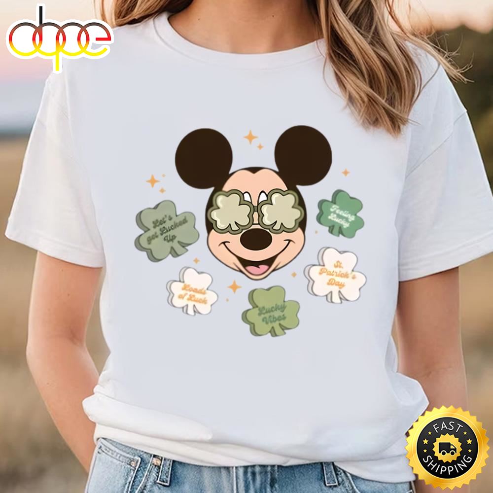 Mickey Lucky Shirt, Disney Saint Patricks Day Tee
