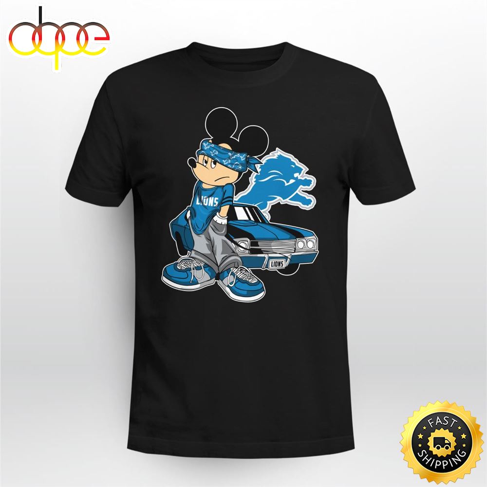 Mickey Mouse Detroit Lions Super Cool