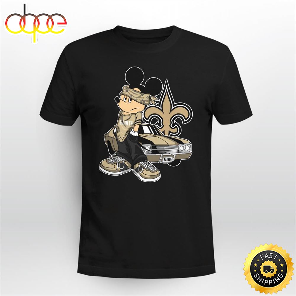 Mickey Mouse New Orleans Saints Super Cool