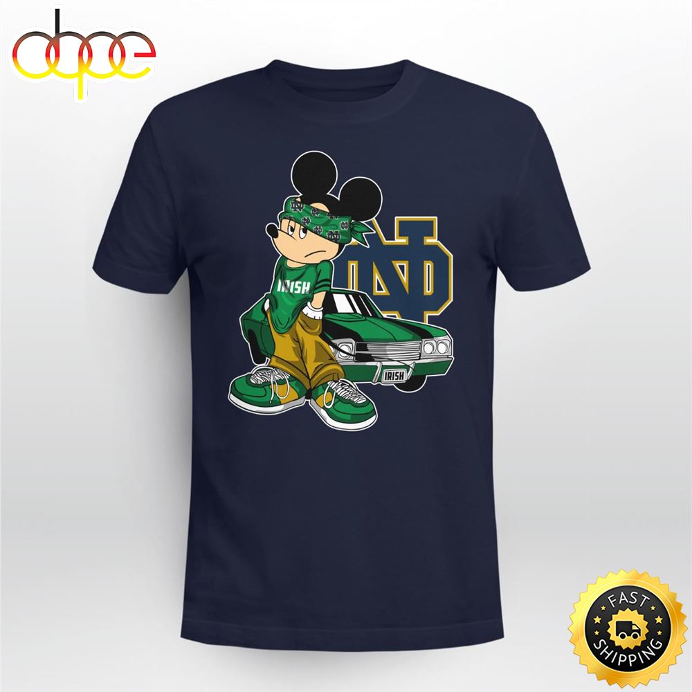 Mickey Mouse Notre Dame Fighting Irish Super Cool