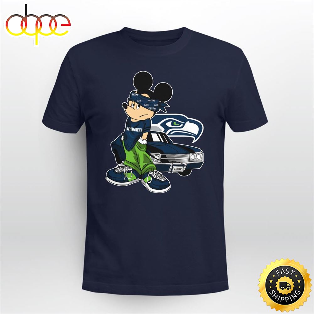 Mickey Mouse Seattle Seahawks Super Cool
