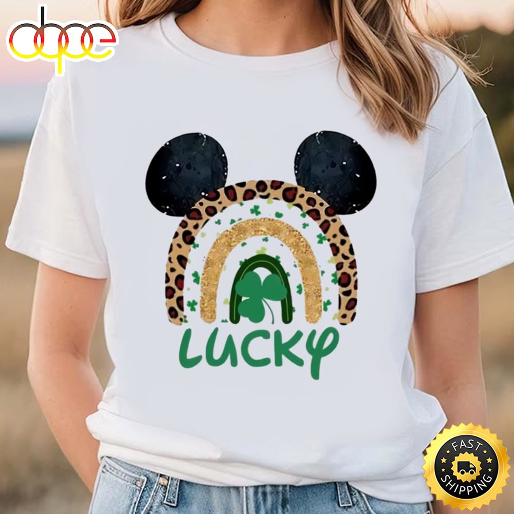 Mickey Rainbow St Patricks Day Shirt, Mickey Mouse Shirt Tshirt
