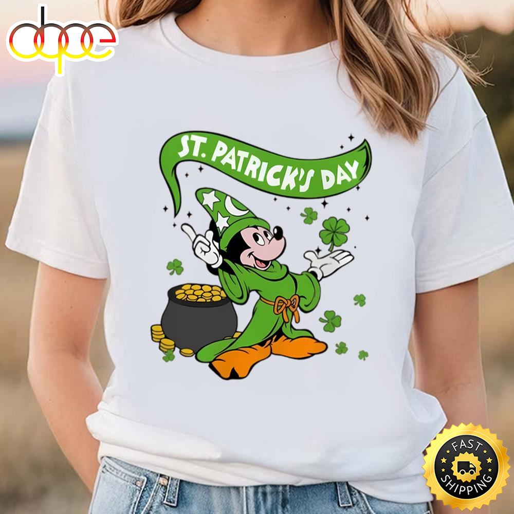 Mickey St Patrick’s Day Shirt, Disney St Patricks Day Shirts... T Shirt
