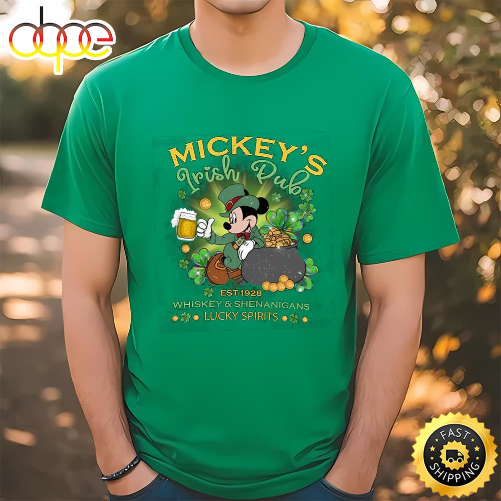 Mickey’s Irish Pub Disney St. Patrick’s Day Shirt Tee