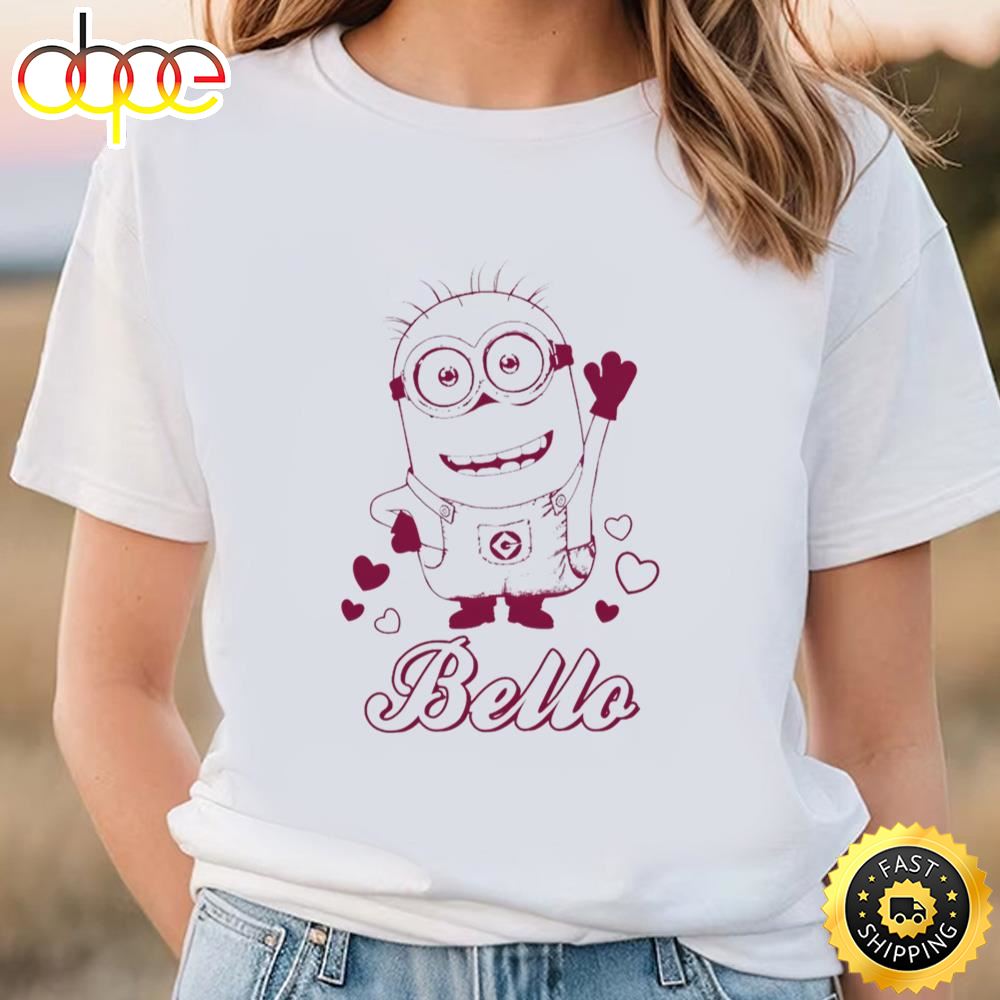 Minions Valentine’s Day Tom Says Bello T Shirt
