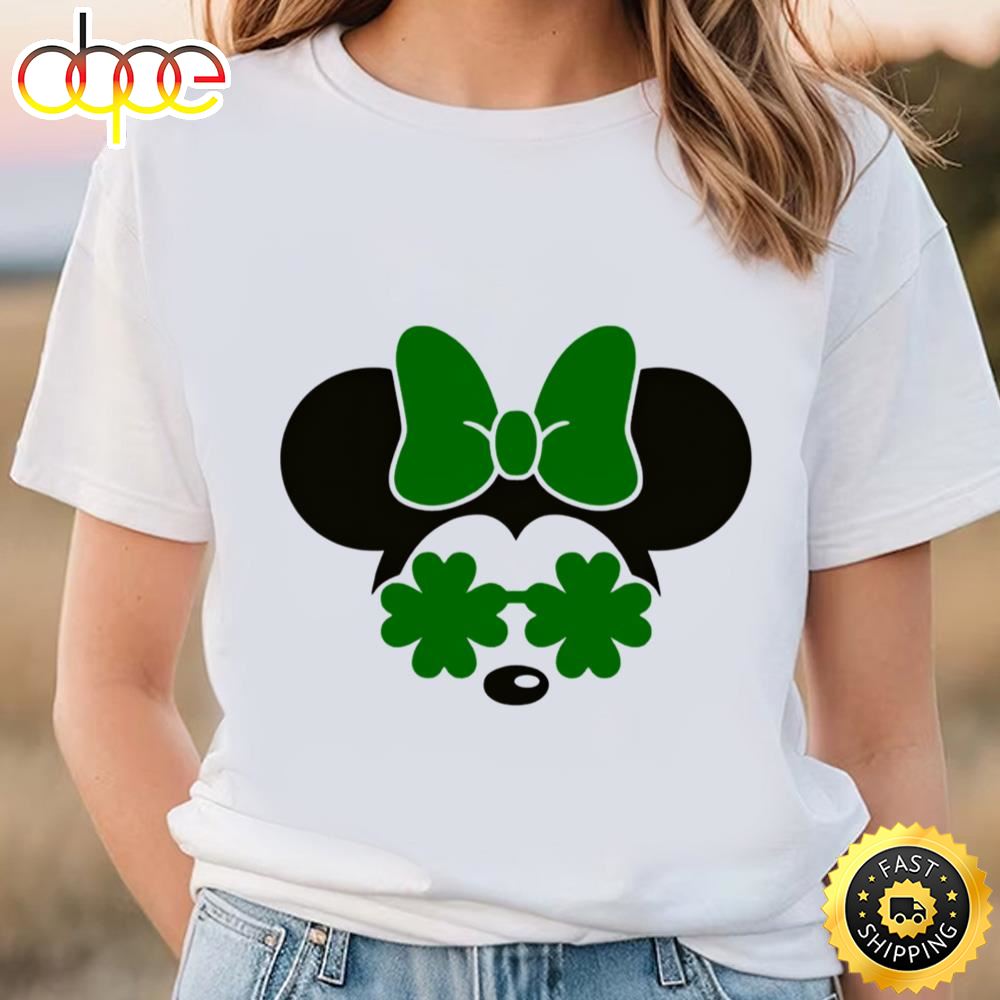 Minnie And Mickey St. Patrick’s Day Unisex T Shirts T Shirt