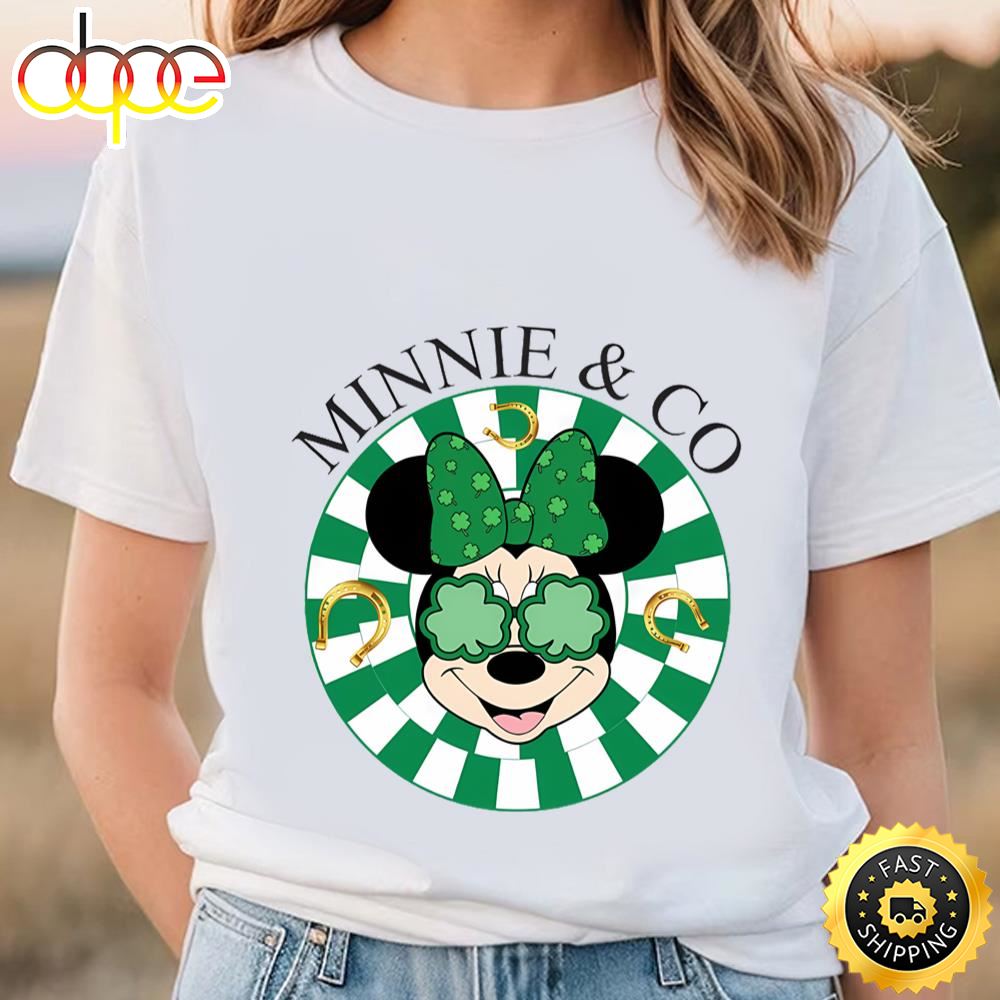 Minnie Mouse And Co Saint Patricks Day Shirt T Shirt