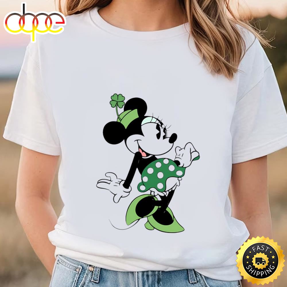 Minnie Mouse Saint Patricks Day Shirt Tee