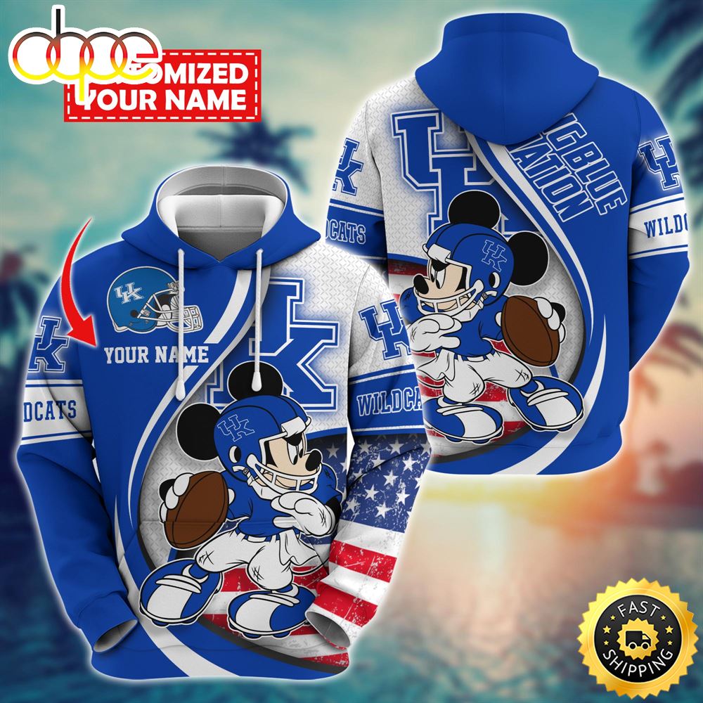 NCAA Kentucky Wildcats Mickey Custom Hoodie Trending Shirt