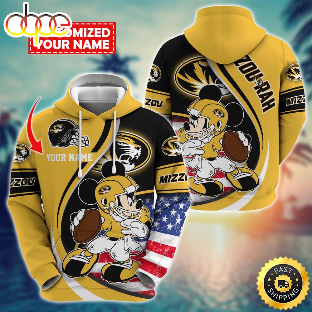 NCAA Missouri Tigers Mickey Custom Hoodie Trending Shirt