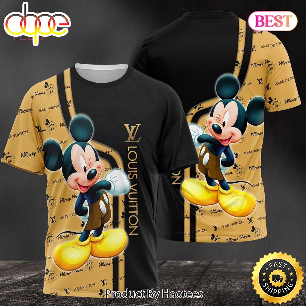 NEW Mickey Mouse Cartoon Louis Vuitton 3D T Shirt Tshirt