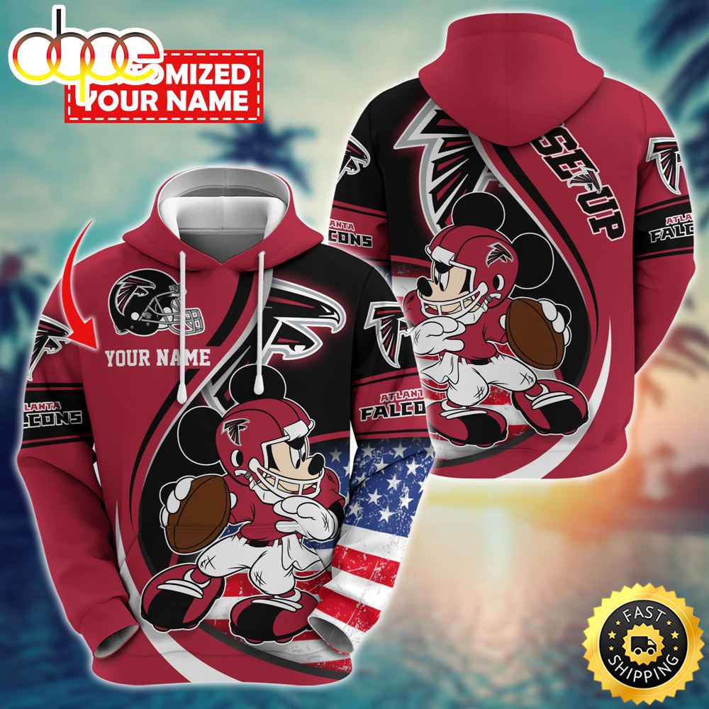 NFL Atlanta Falcons Mickey Custom Hoodie Trending Shirt