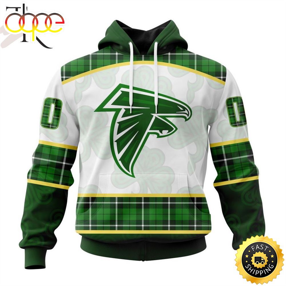 NFL Atlanta Falcons Special Design For St. Patrick Day Hoodie