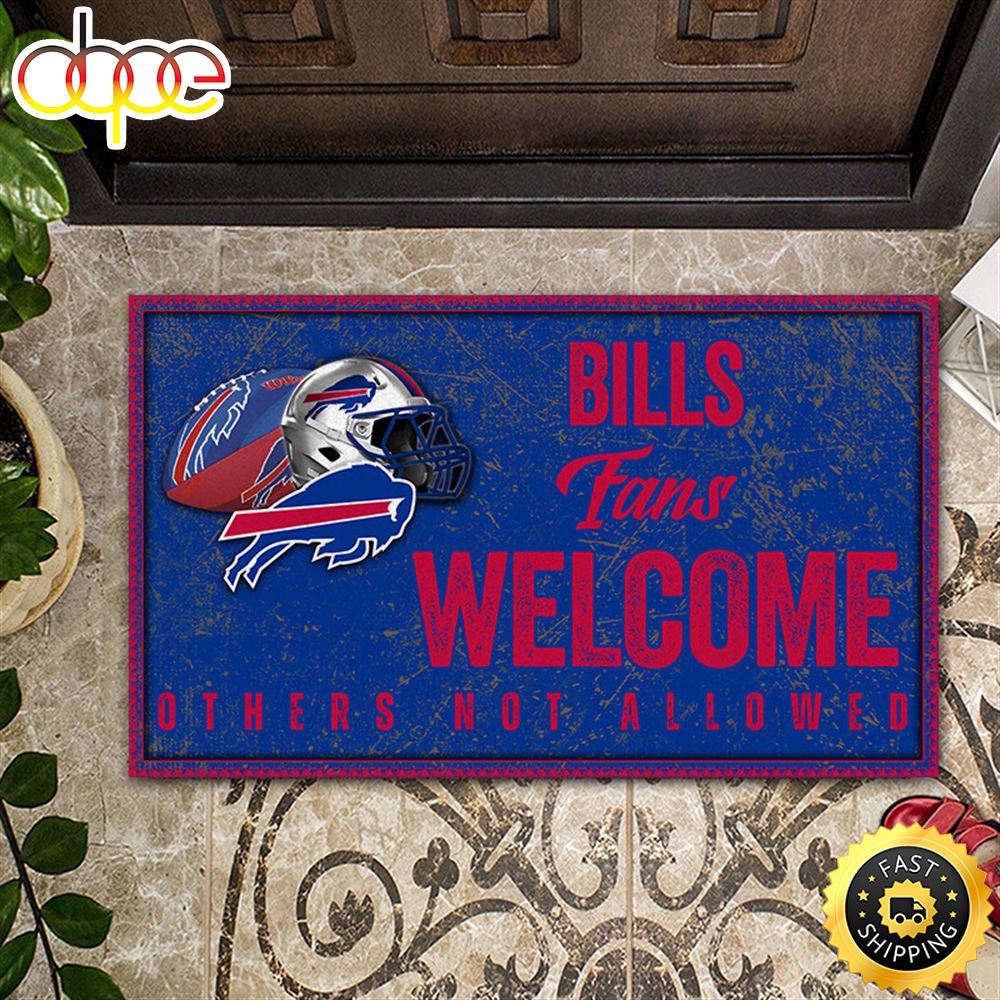 NFL Buffalo Bills All Over Print 3d Doormats
