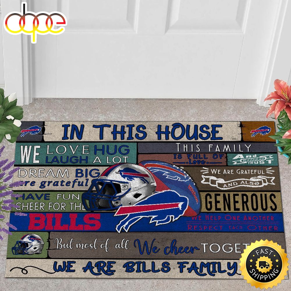 NFL Buffalo Bills Quote All Over Print 3d Doormats