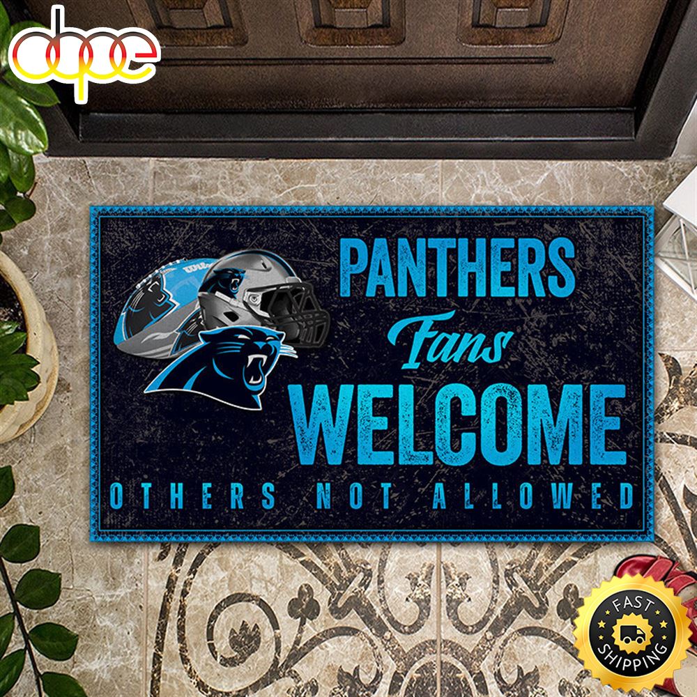 NFL Carolina Panthers All Over Print 3d Doormats
