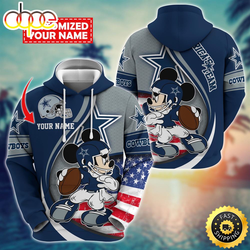 NFL Dallas Cowboys Mickey Custom Hoodie Trending Shirt