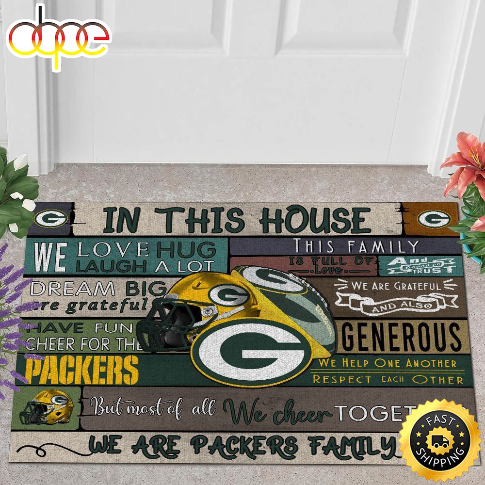 NFL Green Bay Packers Quote All Over Print 3d Doormats