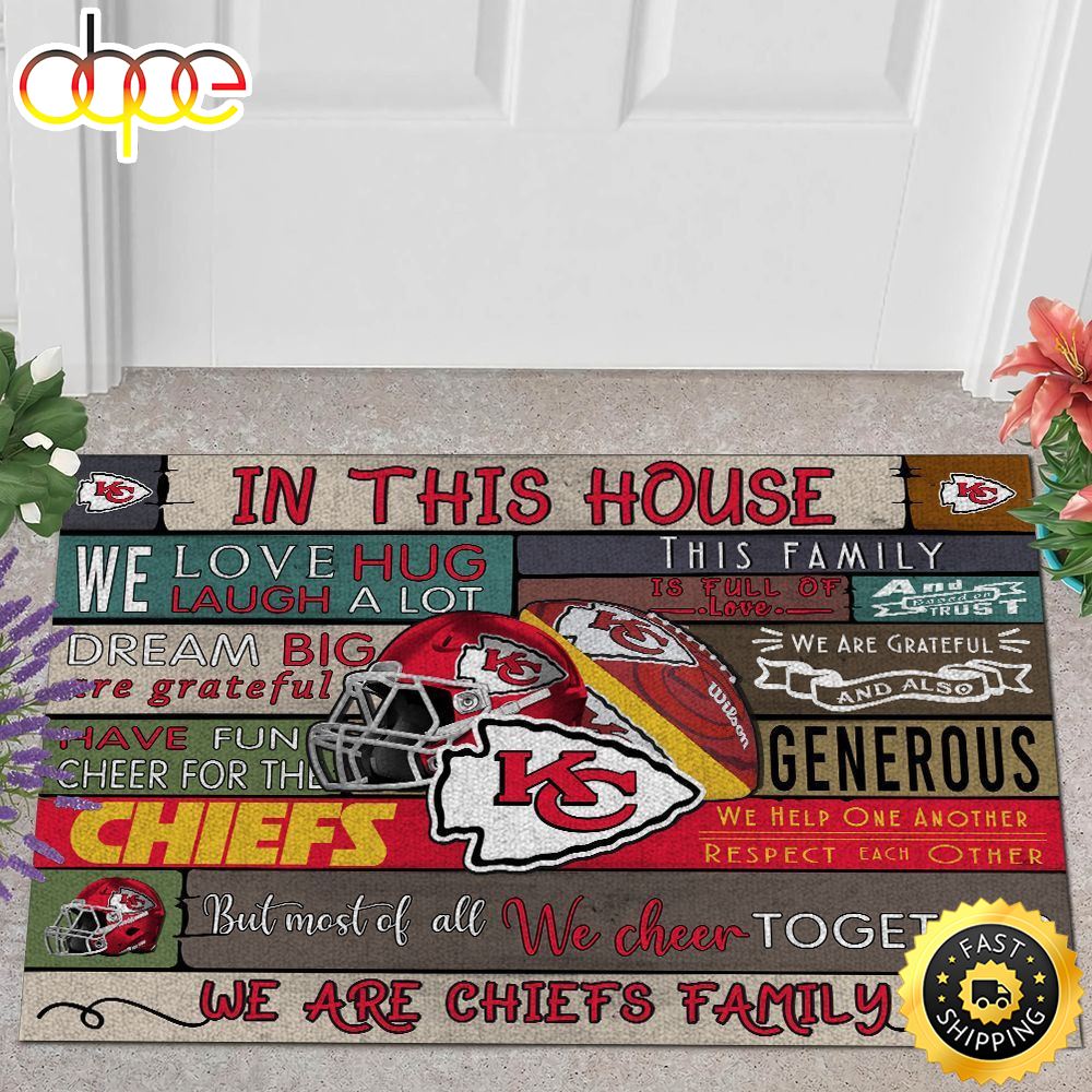 NFL Kansas City Chiefs Quote All Over Print 3d Doormats