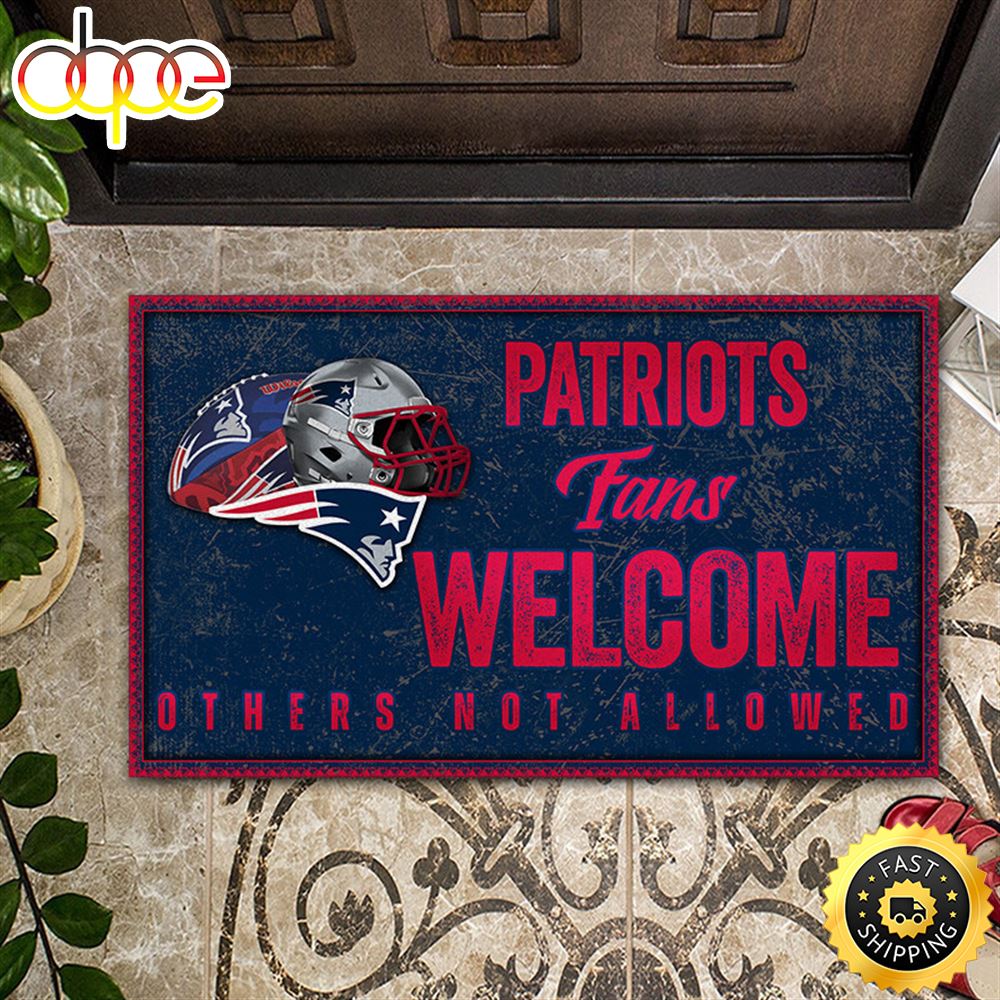 NFL New England Patriots All Over Print 3d Doormats