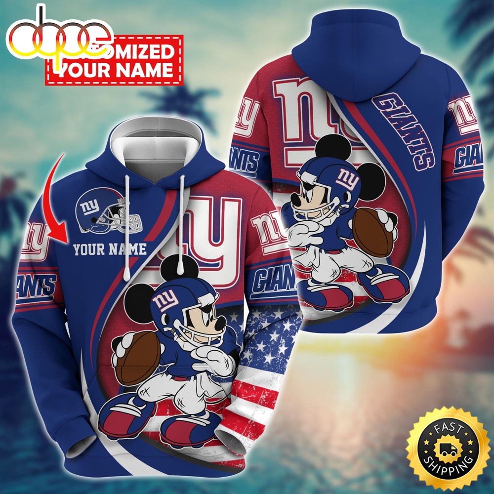 NFL New York Giants Mickey Custom Hoodie Trending Shirt