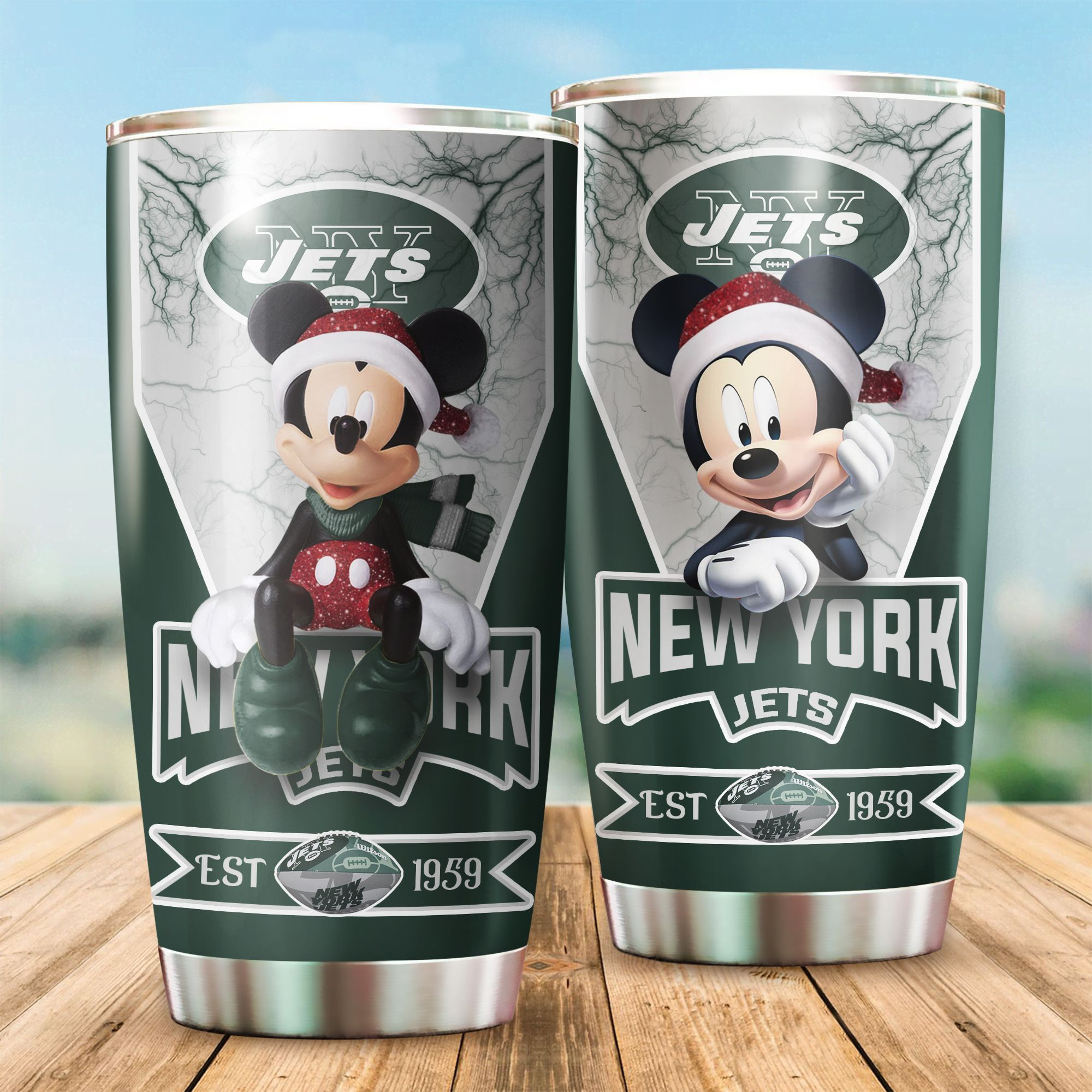 NFL New York Jets Mickey All Over Print 3D Tumbler A2qv5q.jpg