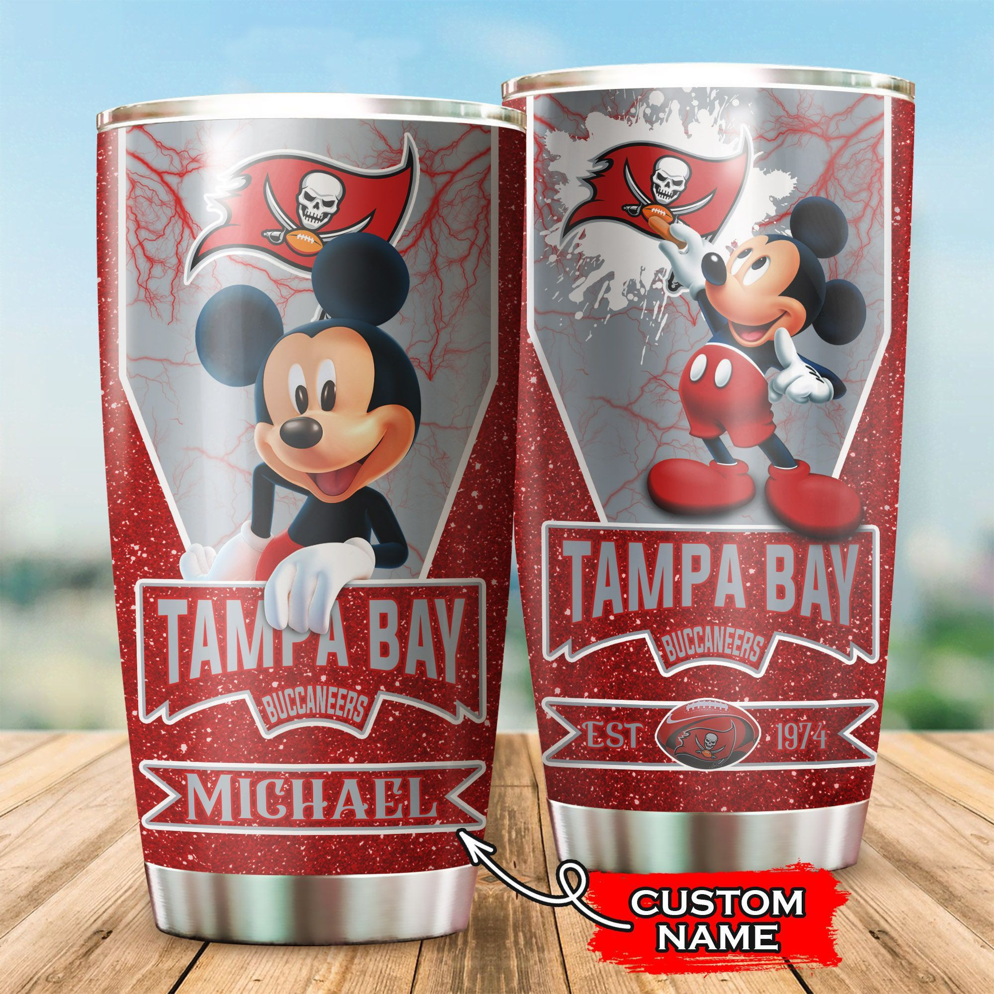 NFL Personalized Tampa Bay Buccaneers Mickey Mouse All Over Print 3D Tumbler Tglzep.jpg